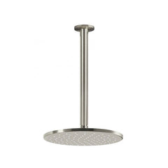 Meir Round 300mm Ceiling Arm and 250mm Rose Brushed Nickel