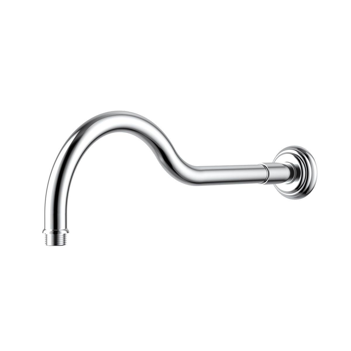 ACL Clasico Horizontal 400mm Shower Arm - Chrome