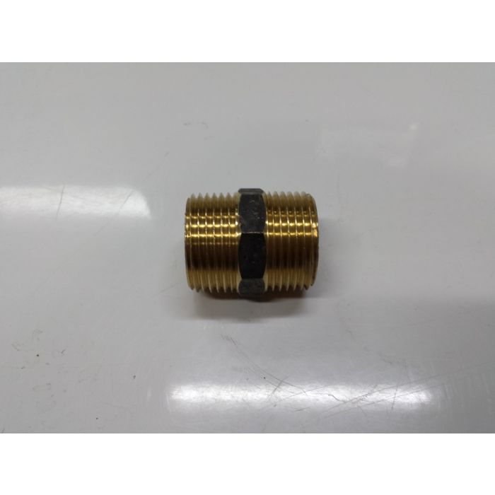 1" (25mm) Brass Nipple Connector