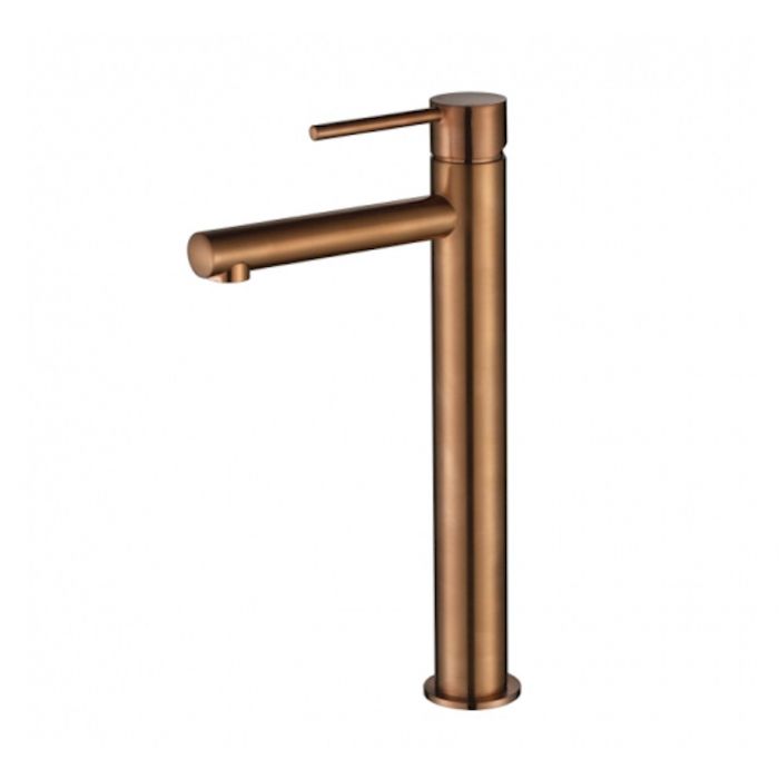 Modern National Star Mini High Rise Basin Mixer Champagne