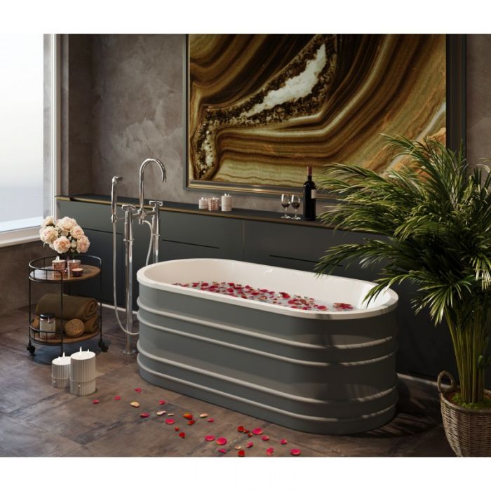 BelBagno 1675mm Bucciano Freestanding Bath