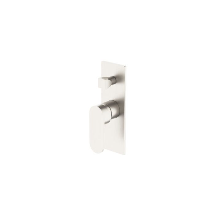 Nero Ecco Shower Mixer W/ Divertor - Brushed Nickel