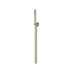 Nero Round Cylinder Shower on Bracket - Brushed Gold