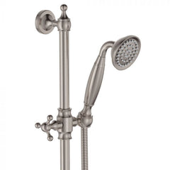 Fienza Lilian Shower Set Complete Cross Handles - Brushed Nickel