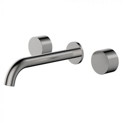 Fienza Kaya Wall Basin / Bath Set - Brushed Nickel