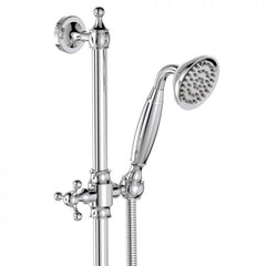 Fienza Lilian Shower Set Complete Lever Chrome / White Handles