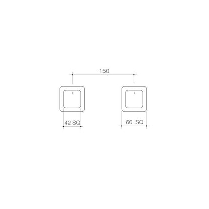 Dorf Epic Bloc Wall Top Assembly Matte Black