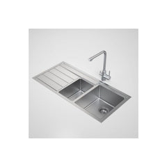 Caroma Compass 1020mm x 490mm One and Half Bowl Sink