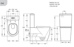 Rola BTW Toilet Suite