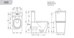 Veda BTW Tornado Toilet Suite