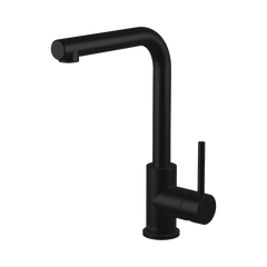 Abey Gareth Ashton Lucia Side Lever Sink Mixer - Black