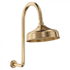 Fienza Lilian Goosenek Wall Arm and Rose - Urban Brass