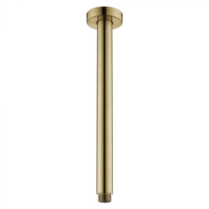 Fienza Round 300mm Ceiling Dropper - Urban Brass