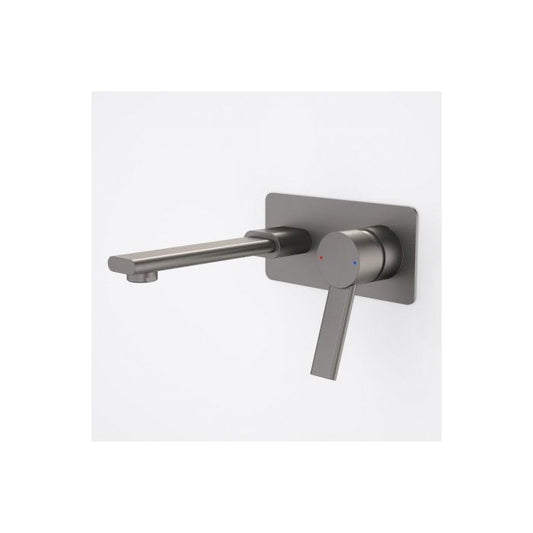 Dorf Villa Combination Wall Mixer Gun Metal Grey