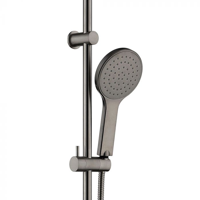 Fienza Kaya Shower and Rail - Gun Metal