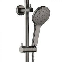 Fienza Kaya Twin Shower Top Inlet - Gun Metal