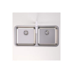 Caroma Luna Double Bowl Overmount and Undermount Kitchen Sink