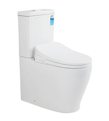 Zeus Rimless Tornado Toilet Suite with Smart Seat