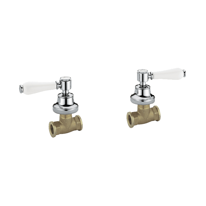 Abey Armando Vicario Provincial Lever Top Assemblies - Chrome, Brushed Nickel, Bronze