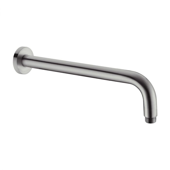 Nero Round Wall Shower Arm - Graphite