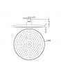 Nero Air Shower Head - Chrome