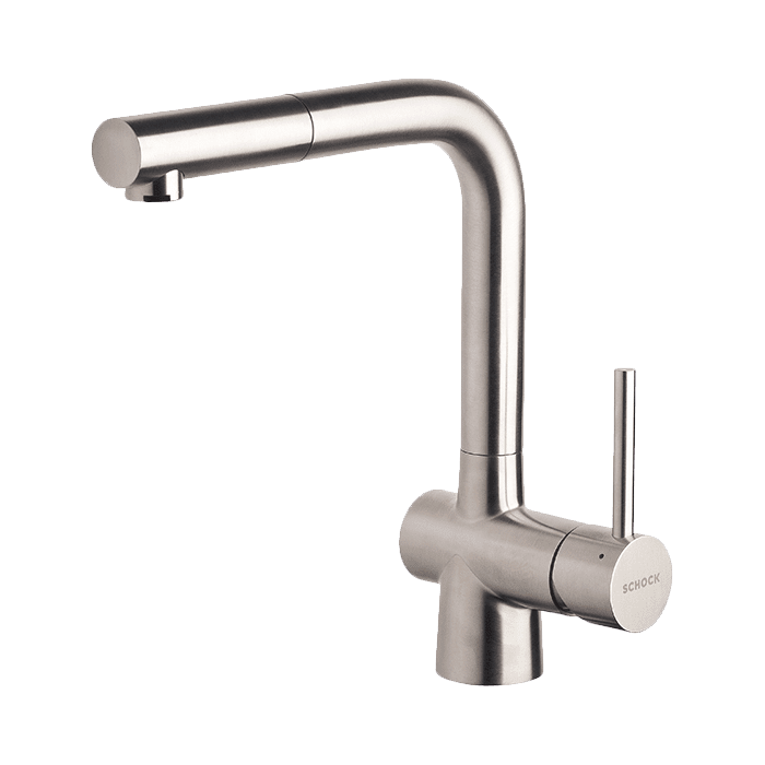 Abey Alfresco Laios Pull Out Stainless Steel Mixer