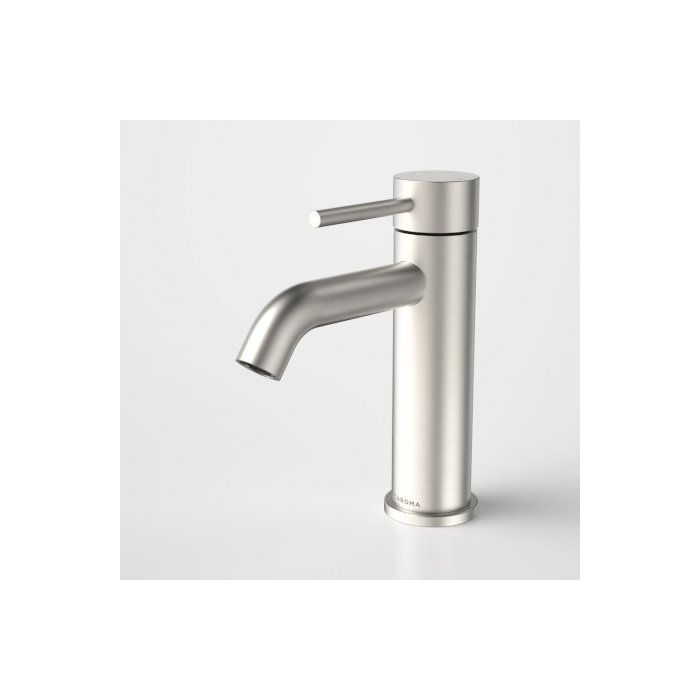 Caroma Liano II Basin Mixer Brushed Nickel Lead Free