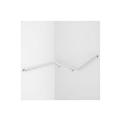 Caroma Care Support Grab Rail - 140 Degree Angled 1110x940x700