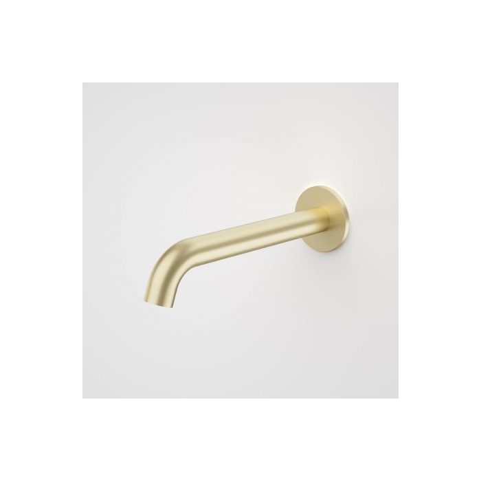 Caroma Liano II 210mm Basin / Bath Outlet Round Brushed Brass