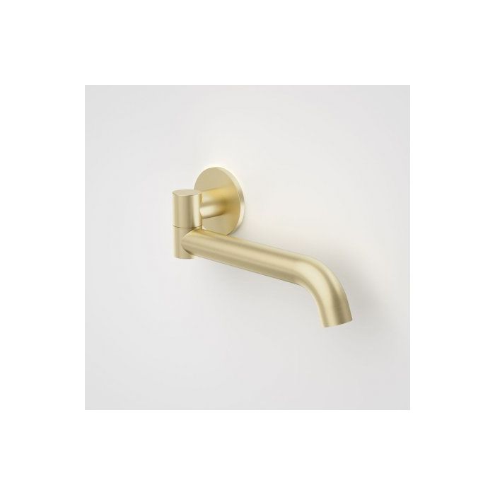 Caroma Liano II 220mm Bath Swivel Outlet Round Brushed Brass