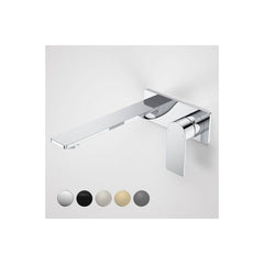 Caroma Urbane II 220mm Wall Basin / Bath Mixer Rectangular Cover Plate Chrome