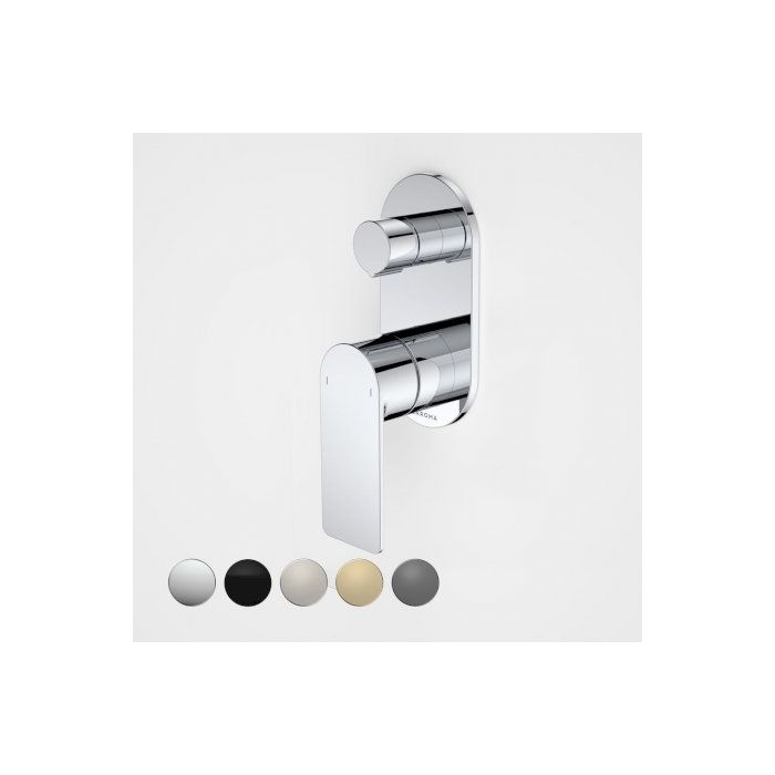 Caroma Urbane II Bath / Shower Mixer With Diverter Round Cover Plate Chrome