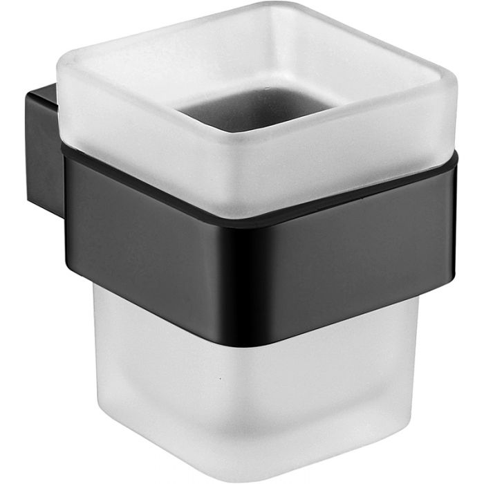 Acl Rosa Single Tumbler Holder Matte Black