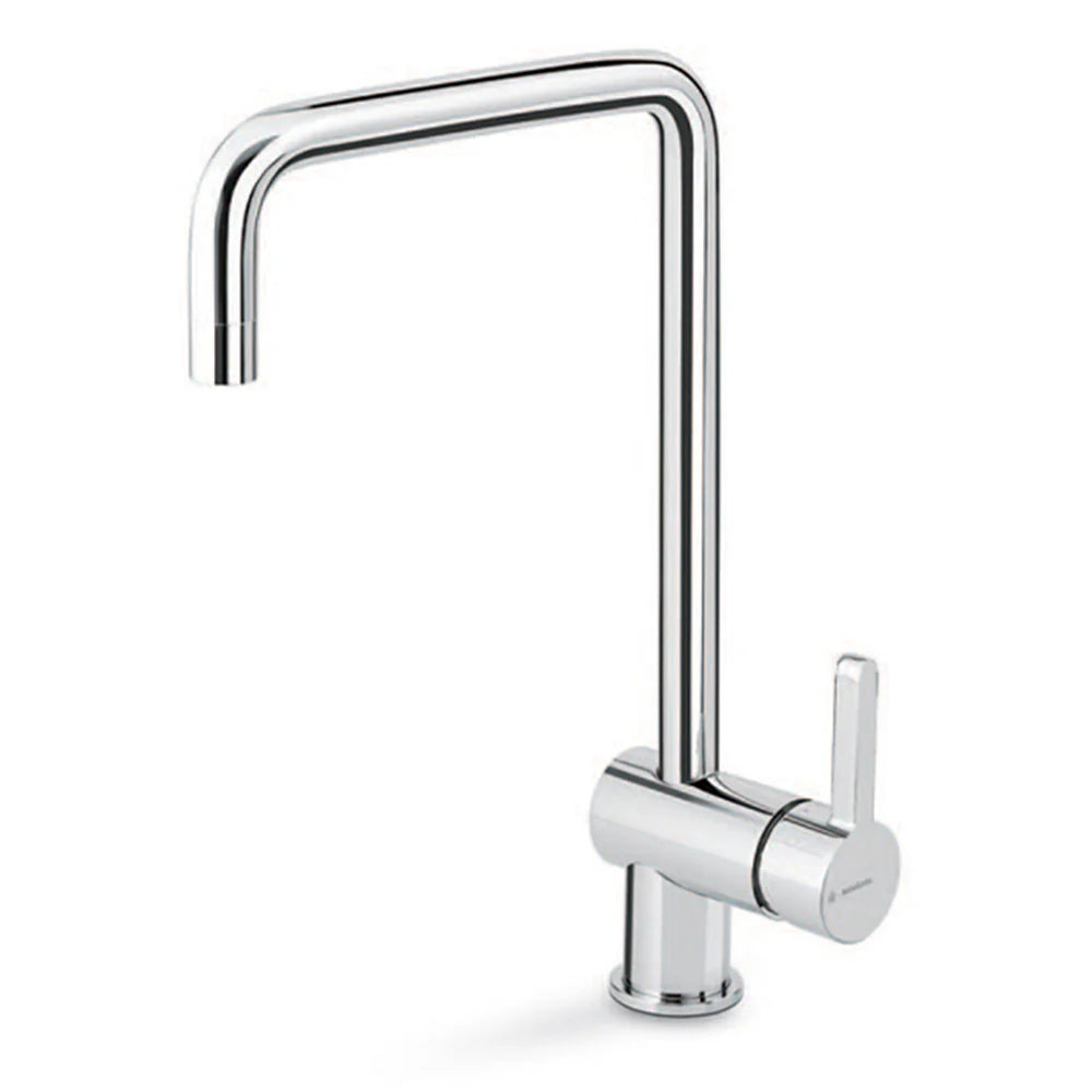 Parisi Ergo Kitchen Mixer with Square Spout - Chrome