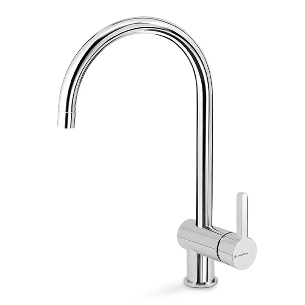 Parisi Ergo Kitchen Mixer with Round Spout - Chrome