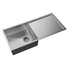 Fienza Hana 990mm x 450mm Single Bowl Single Drainer Sink - Complete KIt