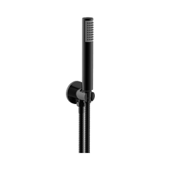 Abey Gareth Ashton Cylinder Shower On Hook - Black