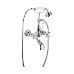 Abey Armando Vicario Provincial Exposed Wall Mounted Bath Filler - Chrome