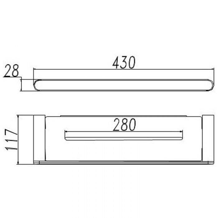 Acl Dove Metal Shelf