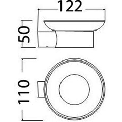 Acl Dove Soap Holder w/ Dish