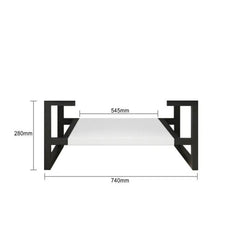 Otti 750mm Boston CABINET ONLY Matte White