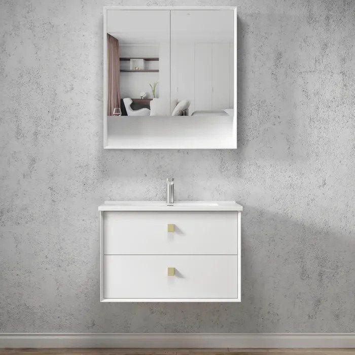 Otti 750mm Boston CABINET ONLY Matte White