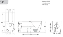 Asta Geberit Inwall Accessible Toilet Suite