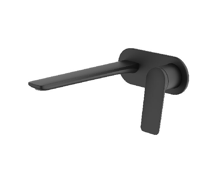 Abey Gareth Ashton Vela 220mm Wall Combination Mixer - Black