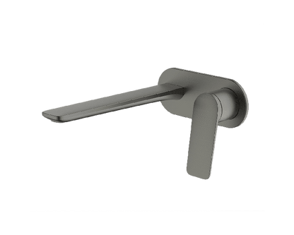 Abey Gareth Ashton Vela 220mm Wall Combination Mixer - Gun Metal