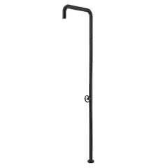 Abey Armando Vicario Resort Outdoor Shower 316 Stainless Steel - Black