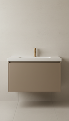 Wall Hung Vanity With Soft Close Drawers