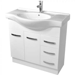 Fienza Antonio 900mm Plain Door Vanity With Kickboard