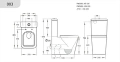 Qubist BTW Toilet Suite