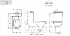 Rio BTW Toilet Suite